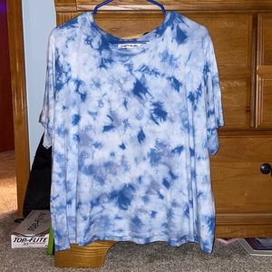 Blue Tie dyed shirt